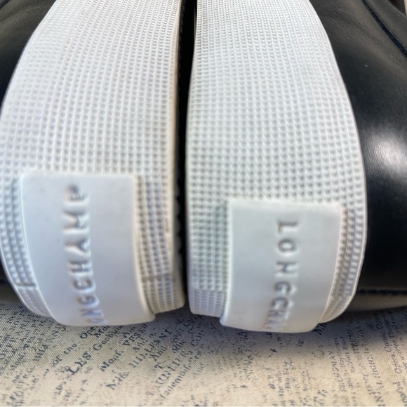 Longchamp Fall 2015 Ready to Wear Collection platform black leather loafers - Picture 9 of 14